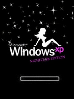 Обоина в стиле экрана загрузки Windows XP в шуточной вариации
